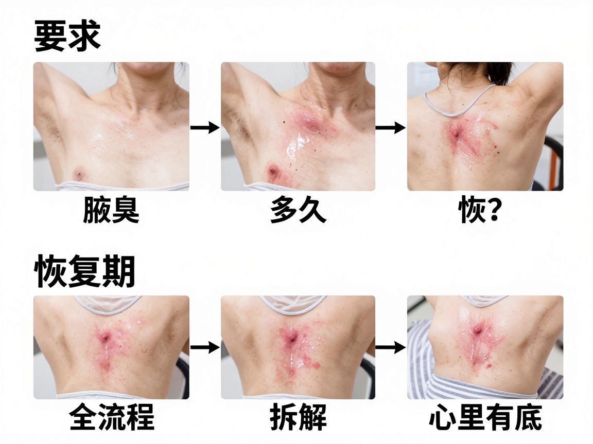 腋臭微创手术多久恢复?恢复期全流程拆解,让你心里有底 腋臭微创手术多久恢复?恢复期全流程拆解,让你心里有底