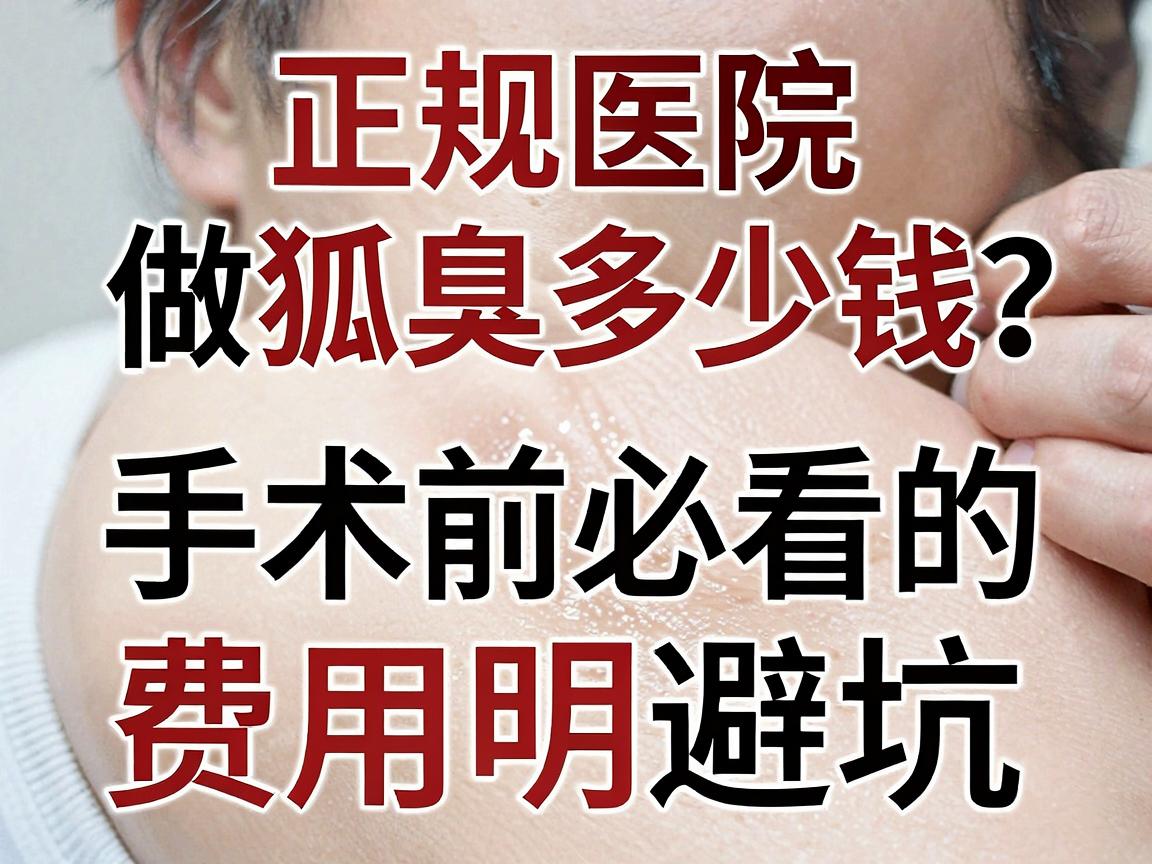 正规医院做狐臭多少钱?做狐臭手术前必看的费用明细与避坑指南 正规医院做狐臭多少钱?做狐臭手术前必看的费用明细与避坑指南