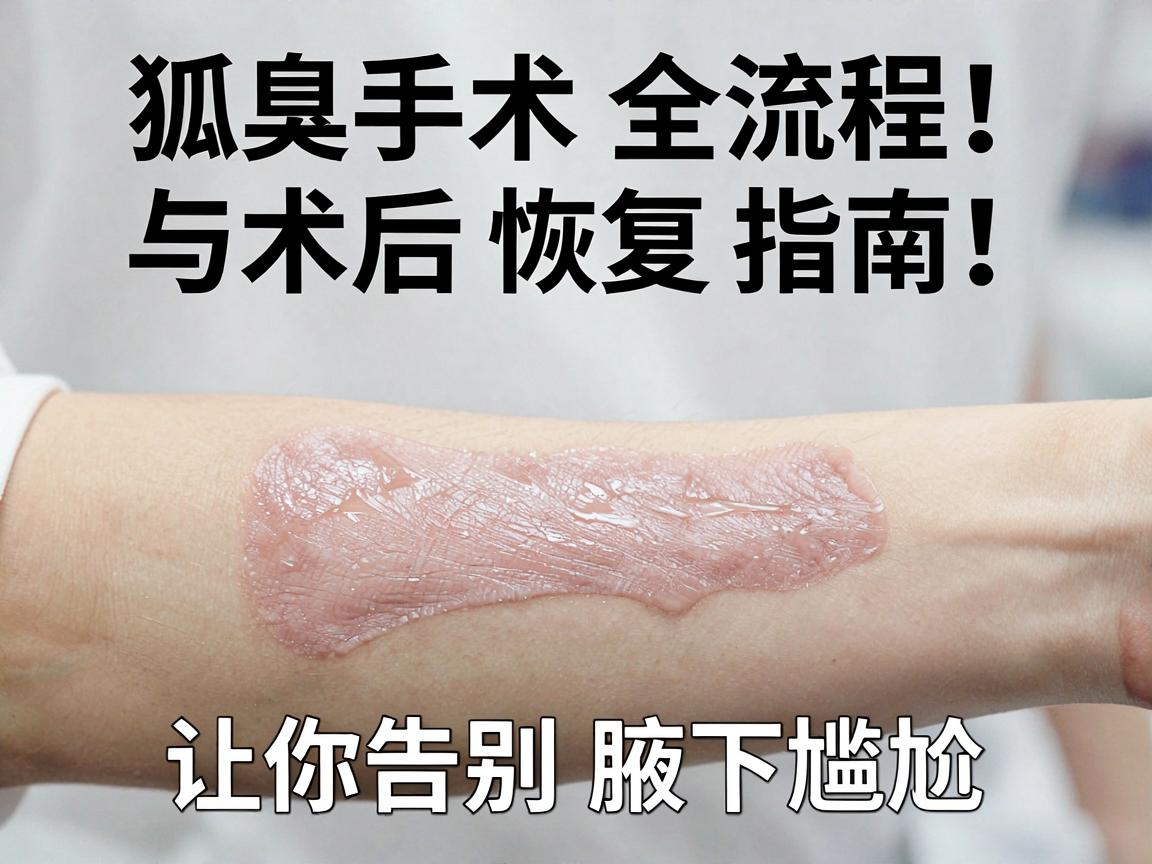 狐臭做手术前必看!狐臭手术全流程与术后恢复指南,让你告别腋下尴尬 狐臭做手术前必看!狐臭手术全流程与术后恢复指南,让你告别腋下尴尬