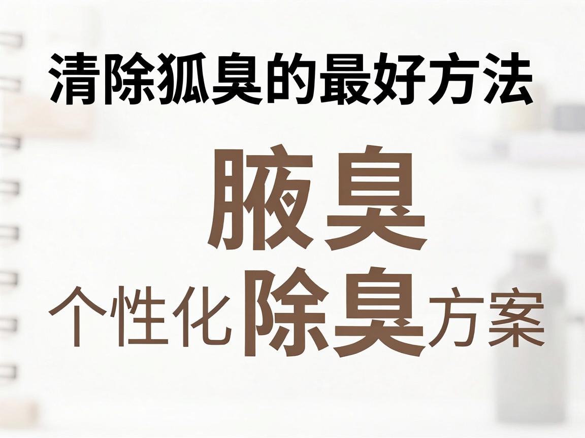 清除狐臭的最好方法,科学评估与个性化清除方案,这才是清除狐臭的最优解 清除狐臭的最好方法,科学评估与个性化清除方案,这才是清除狐臭的最优解