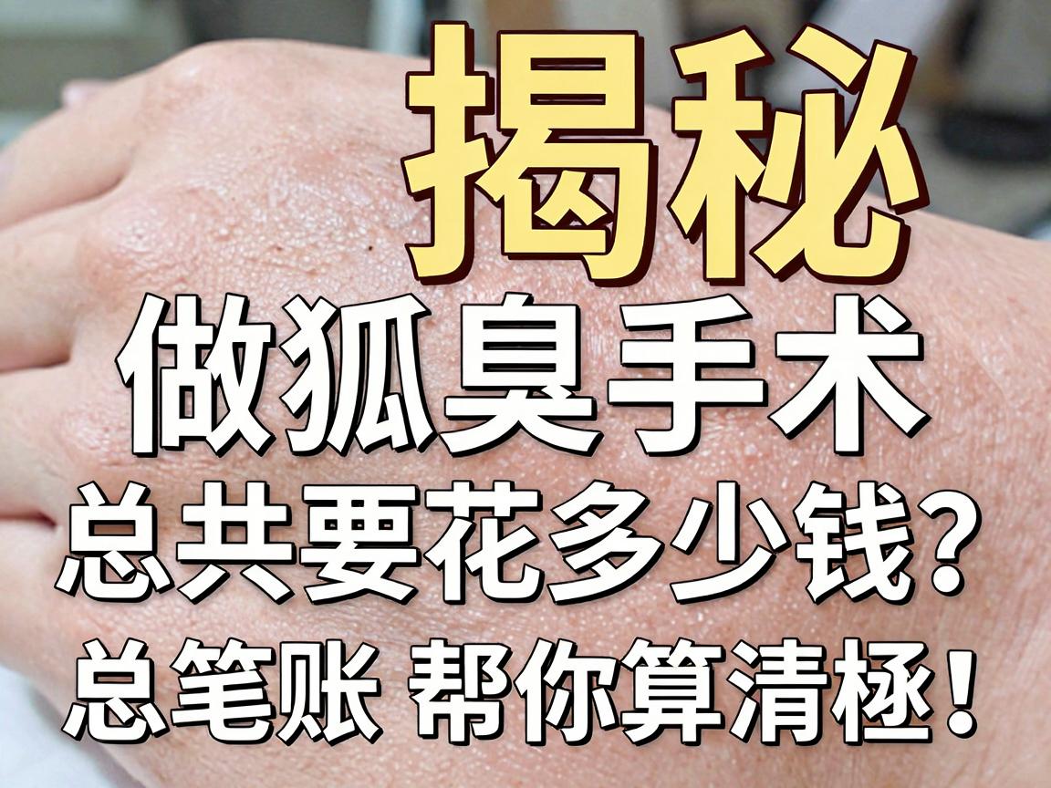 狐臭手术价格大揭秘,做狐臭手术总共要花多少钱?这笔账帮你算清楚! 狐臭手术价格大揭秘,做狐臭手术总共要花多少钱?这笔账帮你算清楚!