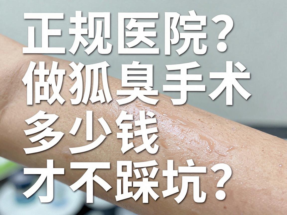 正规医院做狐臭多少钱?做狐臭手术多少钱才不踩坑?一文说透 正规医院做狐臭多少钱?做狐臭手术多少钱才不踩坑?一文说透