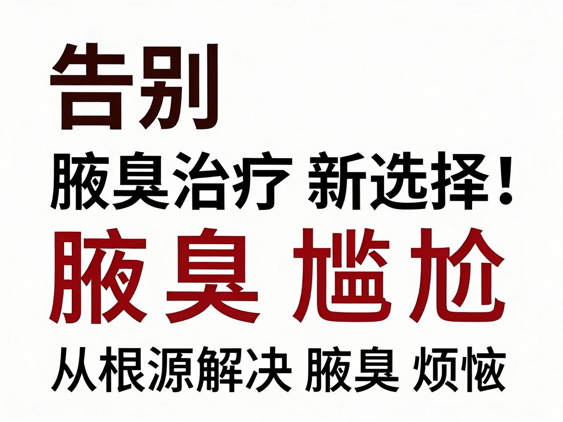 告别腋臭尴尬,腋臭治疗新选择,从根源解决腋臭烦恼 告别腋臭尴尬,腋臭治疗新选择,从根源解决腋臭烦恼