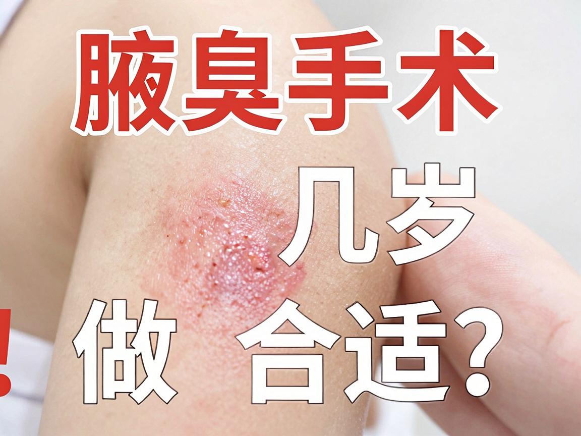 腋臭手术几岁做合适?家长必看!腋臭手术年龄与时机全解析 腋臭手术几岁做合适?家长必看!腋臭手术年龄与时机全解析