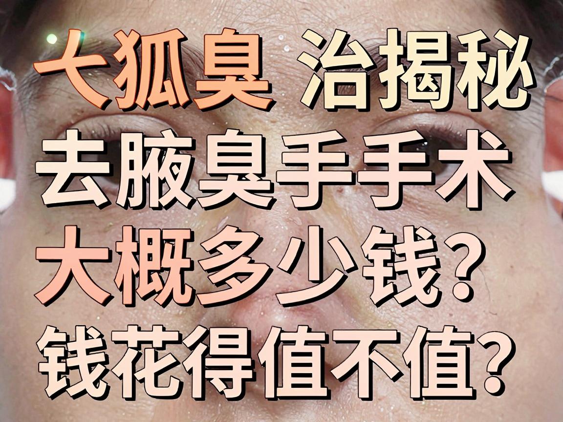 狐臭治疗费用大揭秘,去腋臭手术大概多少钱?这笔钱花得值不值? 狐臭治疗费用大揭秘,去腋臭手术大概多少钱?这笔钱花得值不值?