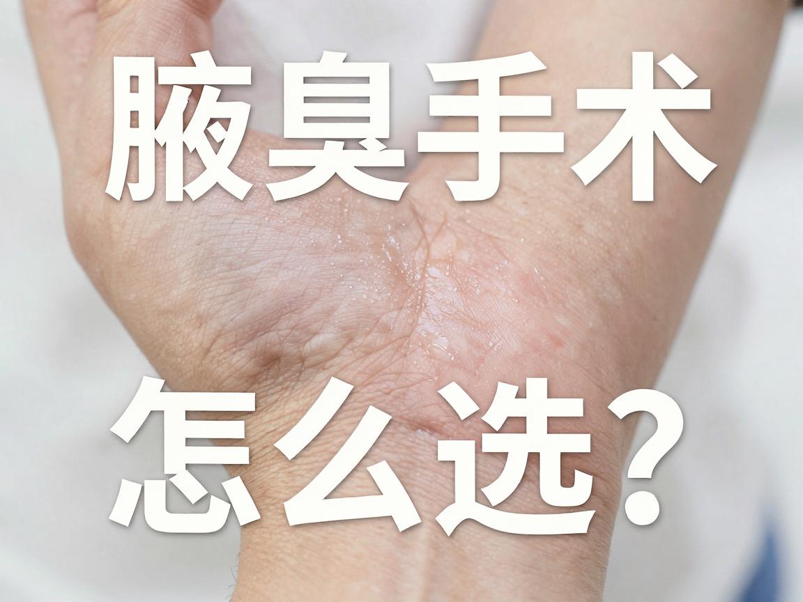 腋臭手术怎么选?这篇腋臭攻略让你看清腋臭治疗的门道 腋臭手术怎么选?这篇腋臭攻略让你看清腋臭治疗的门道