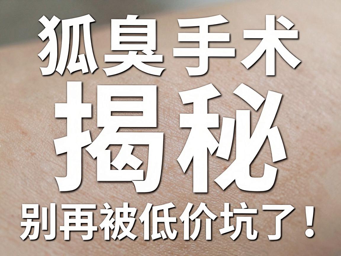 狐臭手术价格大揭秘,别再被低价坑了!狐臭手术价格究竟相差在哪里? 狐臭手术价格大揭秘,别再被低价坑了!狐臭手术价格究竟相差在哪里?