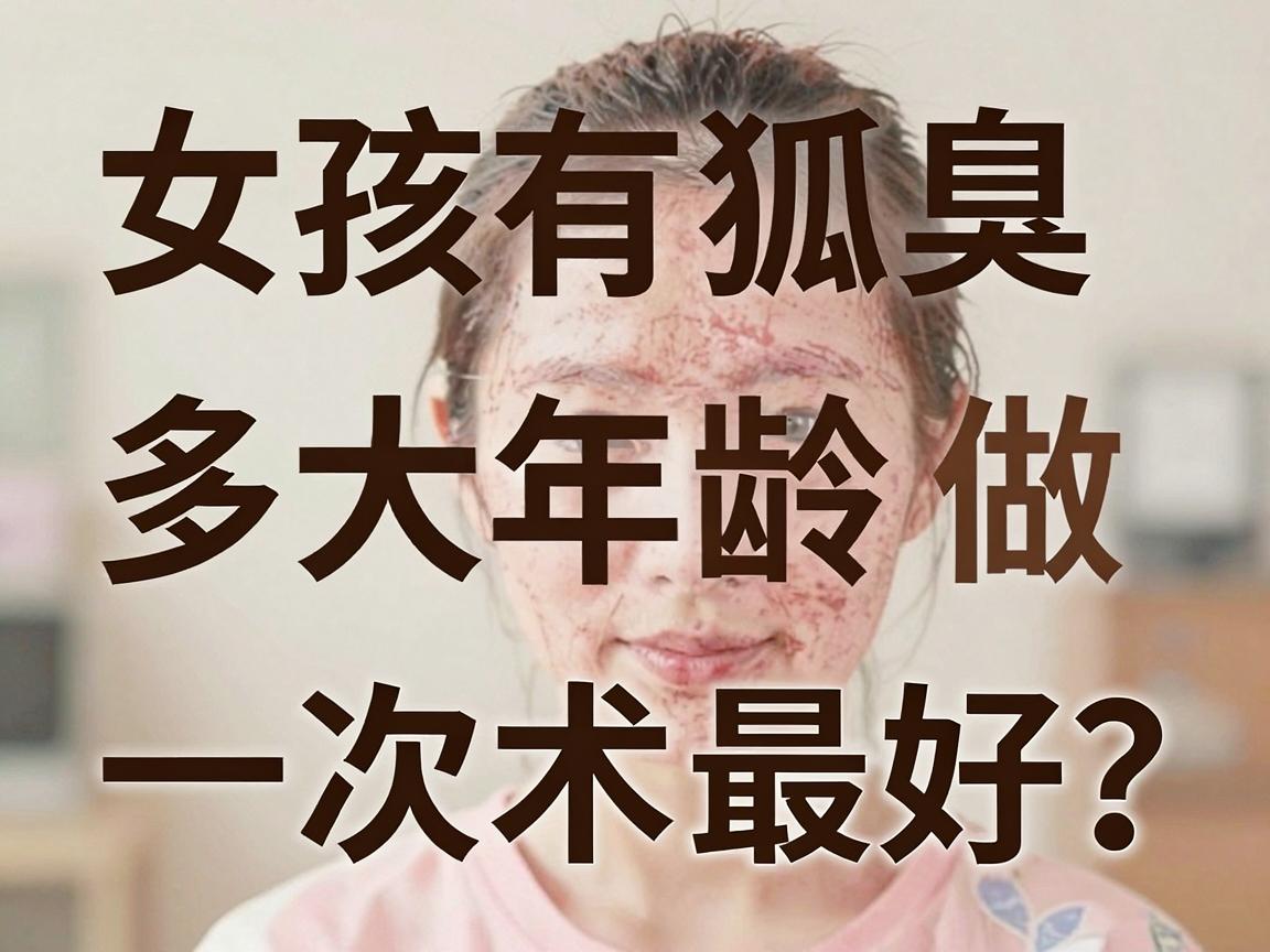 女孩有狐臭多大年龄做手术最好？这3个关键年龄节点一次说清楚