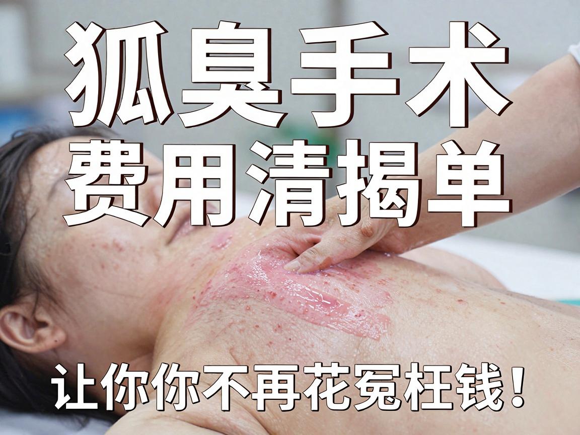 狐臭手术费用大揭秘,这份狐臭手术费用清单,让你不再花冤枉钱! 狐臭手术费用大揭秘,这份狐臭手术费用清单,让你不再花冤枉钱!
