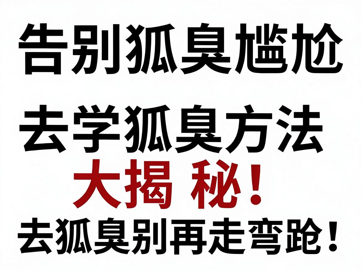 告别狐臭尴尬,科学去狐臭方法大揭秘!去狐臭别再走弯路 告别狐臭尴尬,科学去狐臭方法大揭秘!去狐臭别再走弯路