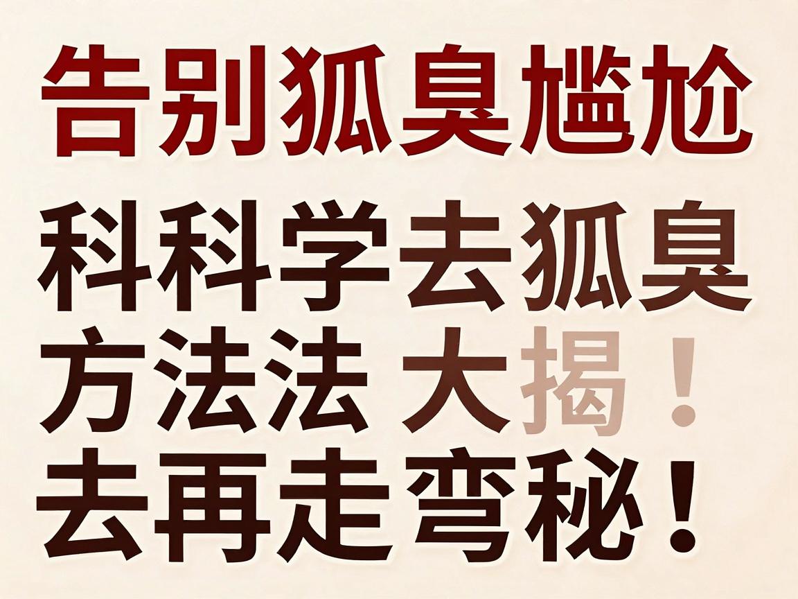 告别狐臭尴尬,科学去狐臭方法大揭秘!去狐臭别再走弯路 告别狐臭尴尬,科学去狐臭方法大揭秘!去狐臭别再走弯路