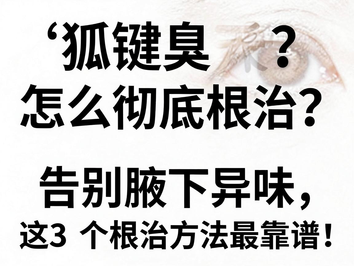 狐臭怎么彻底根治?告别腋下异味,这3个根治方法最靠谱! 狐臭怎么彻底根治?告别腋下异味,这3个根治方法最靠谱!