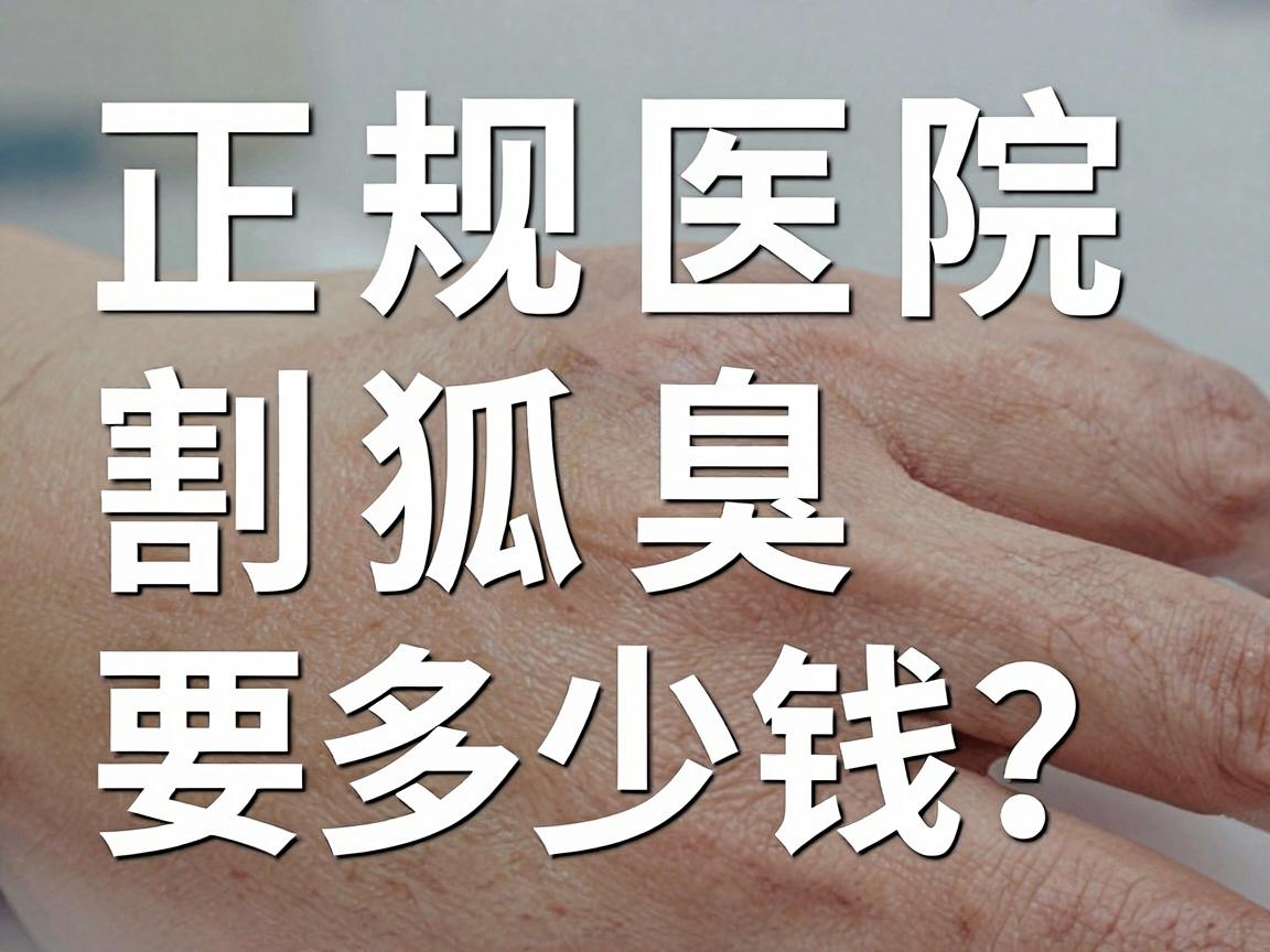 正规医院割狐臭要多少钱?一文讲清狐臭手术费用与选择标准 正规医院割狐臭要多少钱?一文讲清狐臭手术费用与选择标准