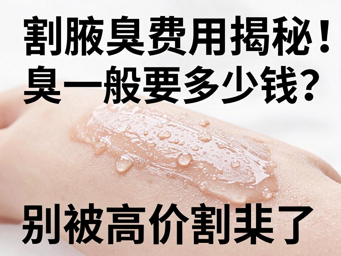 割腋臭一般要多少钱？割腋臭费用揭秘，别被高价割韭菜了