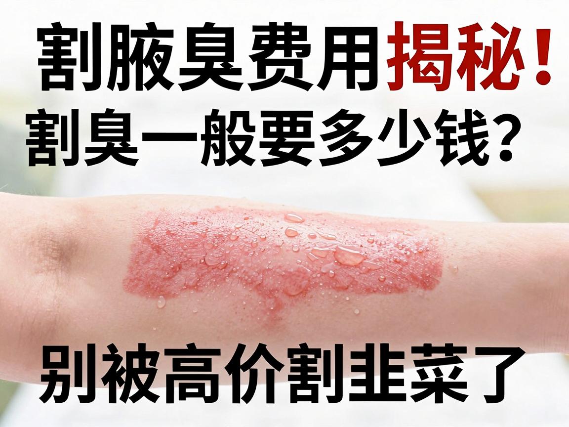 割腋臭一般要多少钱？割腋臭费用揭秘，别被高价割韭菜了