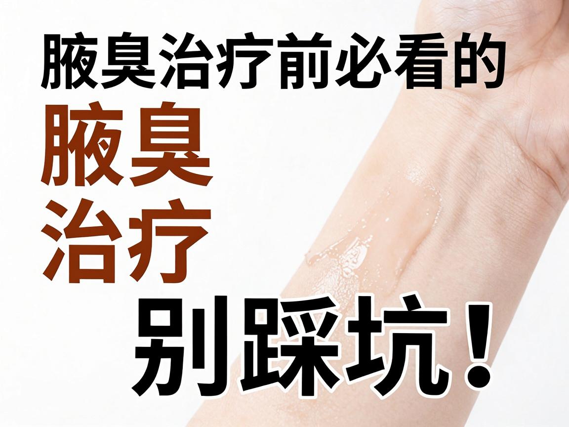 腋臭治疗别踩坑!腋臭治疗前必看的三种主流方案对比 腋臭治疗别踩坑!腋臭治疗前必看的三种主流方案对比