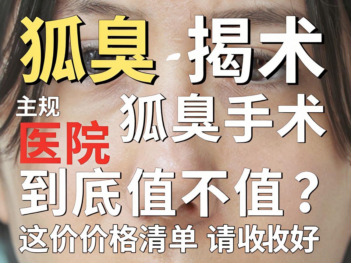 狐臭手术价格大揭秘,正规医院狐臭手术到底值不值?这份价格清单请收好 狐臭手术价格大揭秘,正规医院狐臭手术到底值不值?这份价格清单请收好