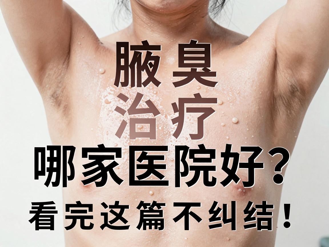 腋臭治疗哪家医院好？看完这篇不纠结！腋臭医院选择攻略