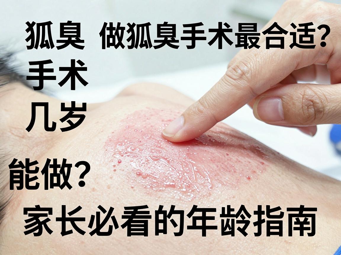 狐臭手术几岁能做?几岁做狐臭手术最合适?家长必看的年龄指南 狐臭手术几岁能做?几岁做狐臭手术最合适?家长必看的年龄指南