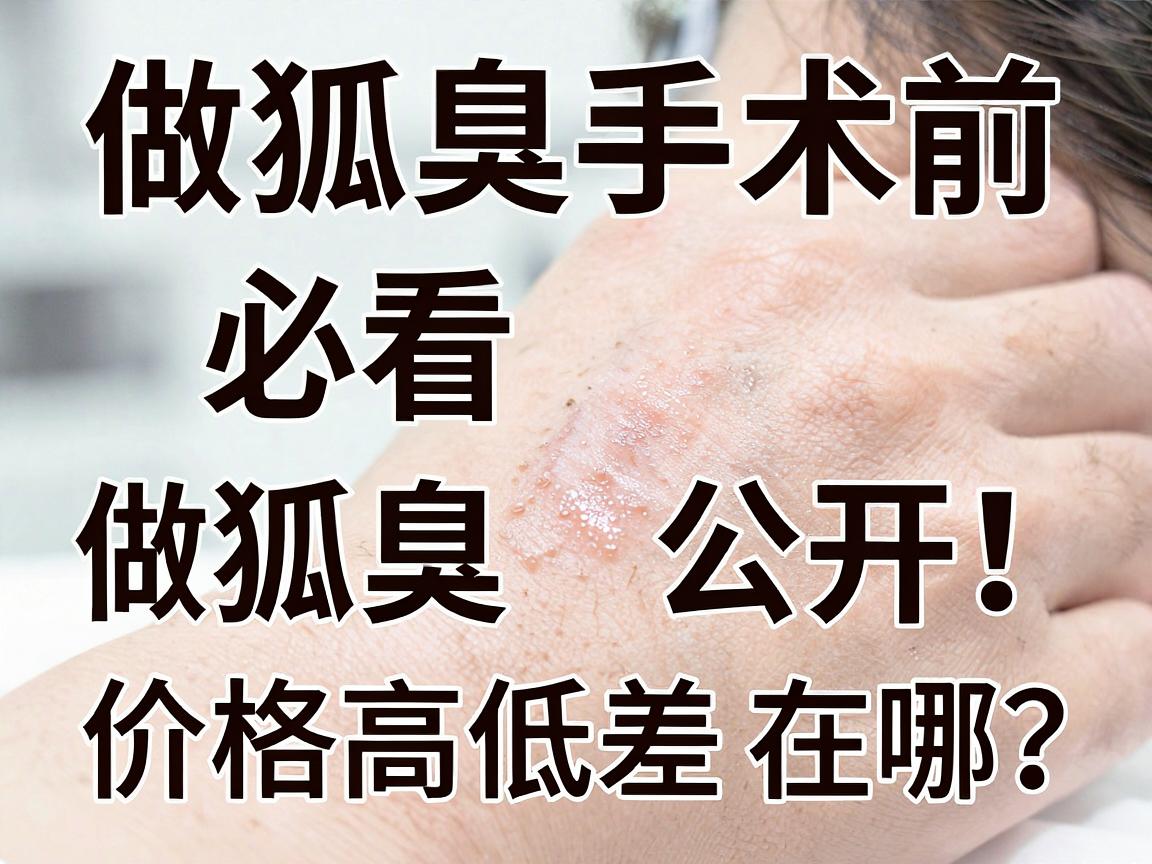 做狐臭手术价格大公开!价格高低差在哪?做狐臭手术前必看的价格指南 做狐臭手术价格大公开!价格高低差在哪?做狐臭手术前必看的价格指南