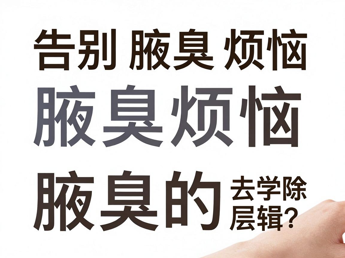 告别腋臭烦恼,科学去除腋臭的底层逻辑,你选对去除腋臭的方法了吗? 告别腋臭烦恼,科学去除腋臭的底层逻辑,你选对去除腋臭的方法了吗?