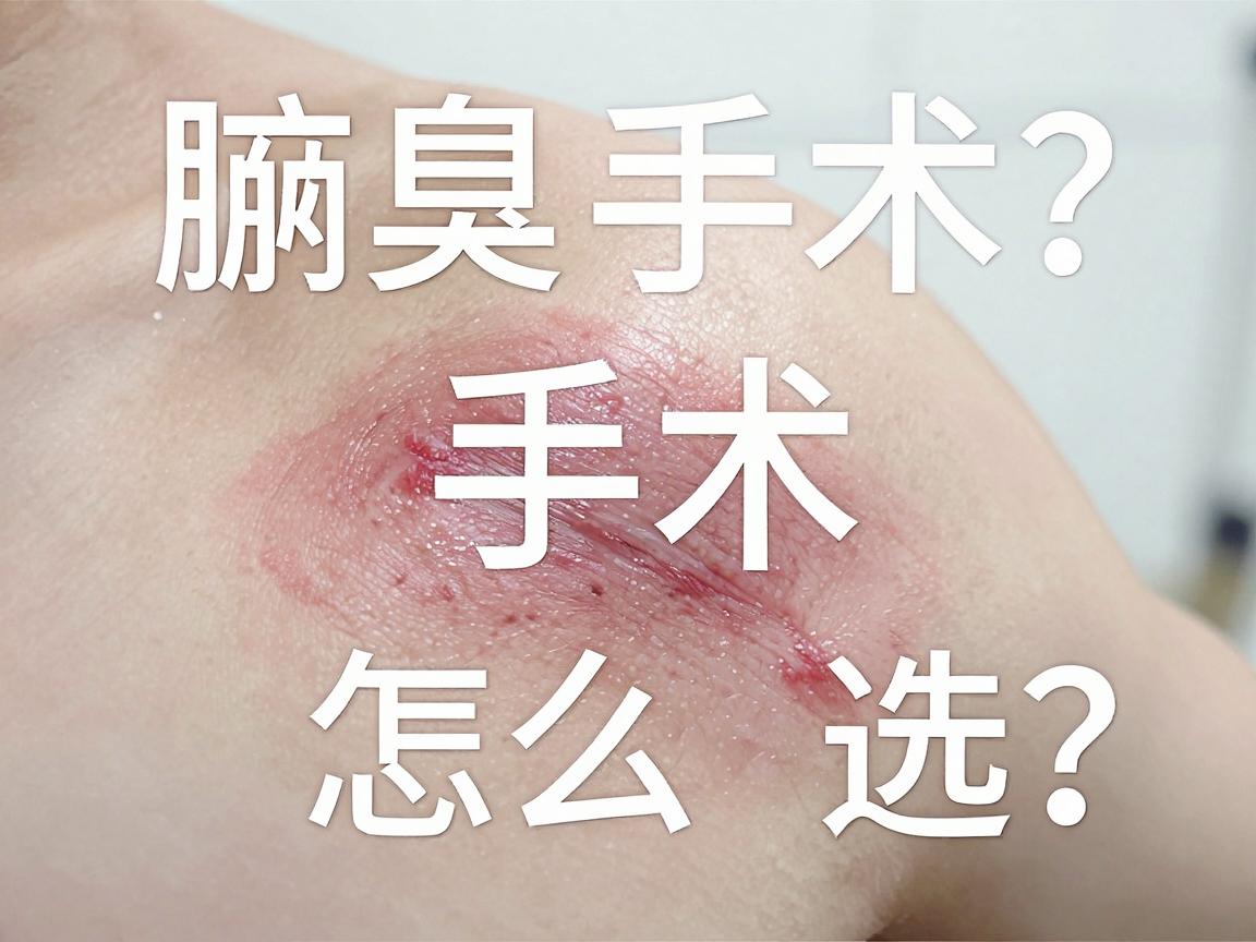 腋臭手术怎么选？腋臭手术前必看的三大关键点