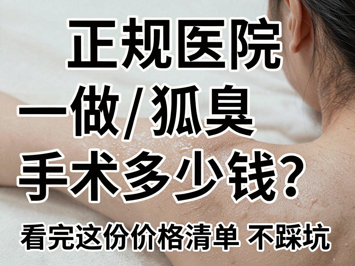 正规医院做狐臭多少钱?做狐臭手术多少钱?看完这份价格清单不踩坑 正规医院做狐臭多少钱?做狐臭手术多少钱?看完这份价格清单不踩坑