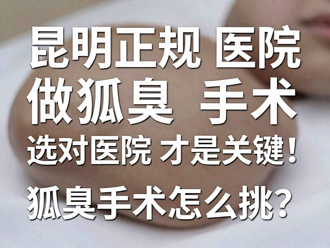 昆明正规医院做狐臭手术,选对医院才是关键!狐臭手术医院怎么挑? 昆明正规医院做狐臭手术,选对医院才是关键!狐臭手术医院怎么挑?