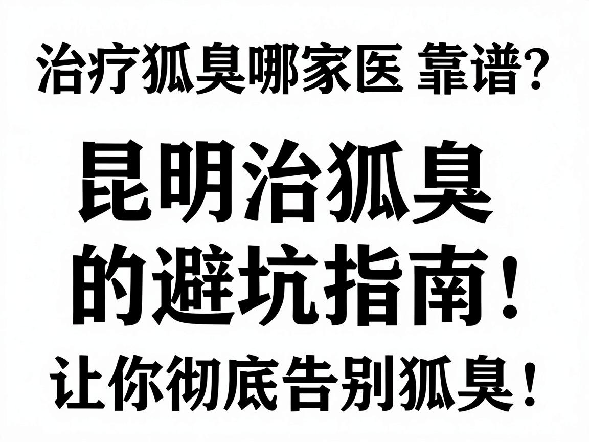 治疗狐臭哪家医院靠谱?昆明治狐臭的避坑指南,让你彻底告别狐臭! 治疗狐臭哪家医院靠谱?昆明治狐臭的避坑指南,让你彻底告别狐臭!
