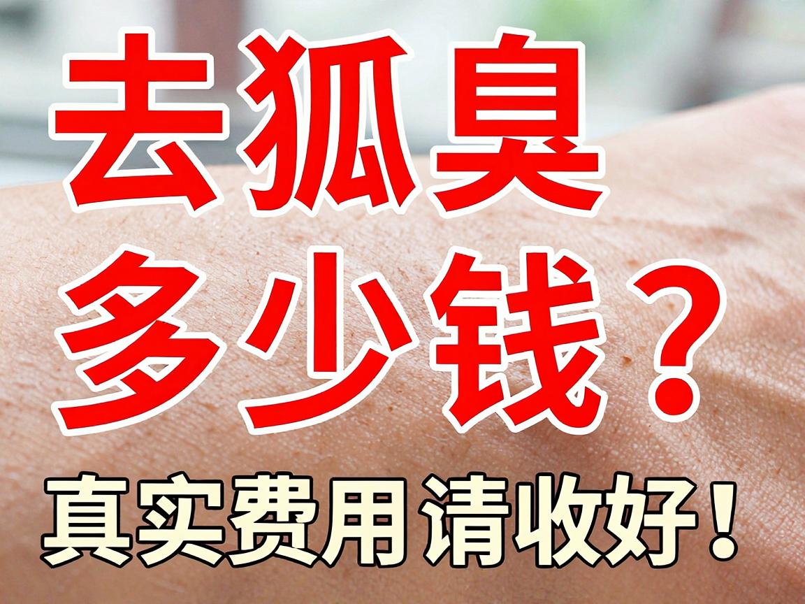 去狐臭手术多少钱？别再被低价坑了，这份真实费用清单请收好！