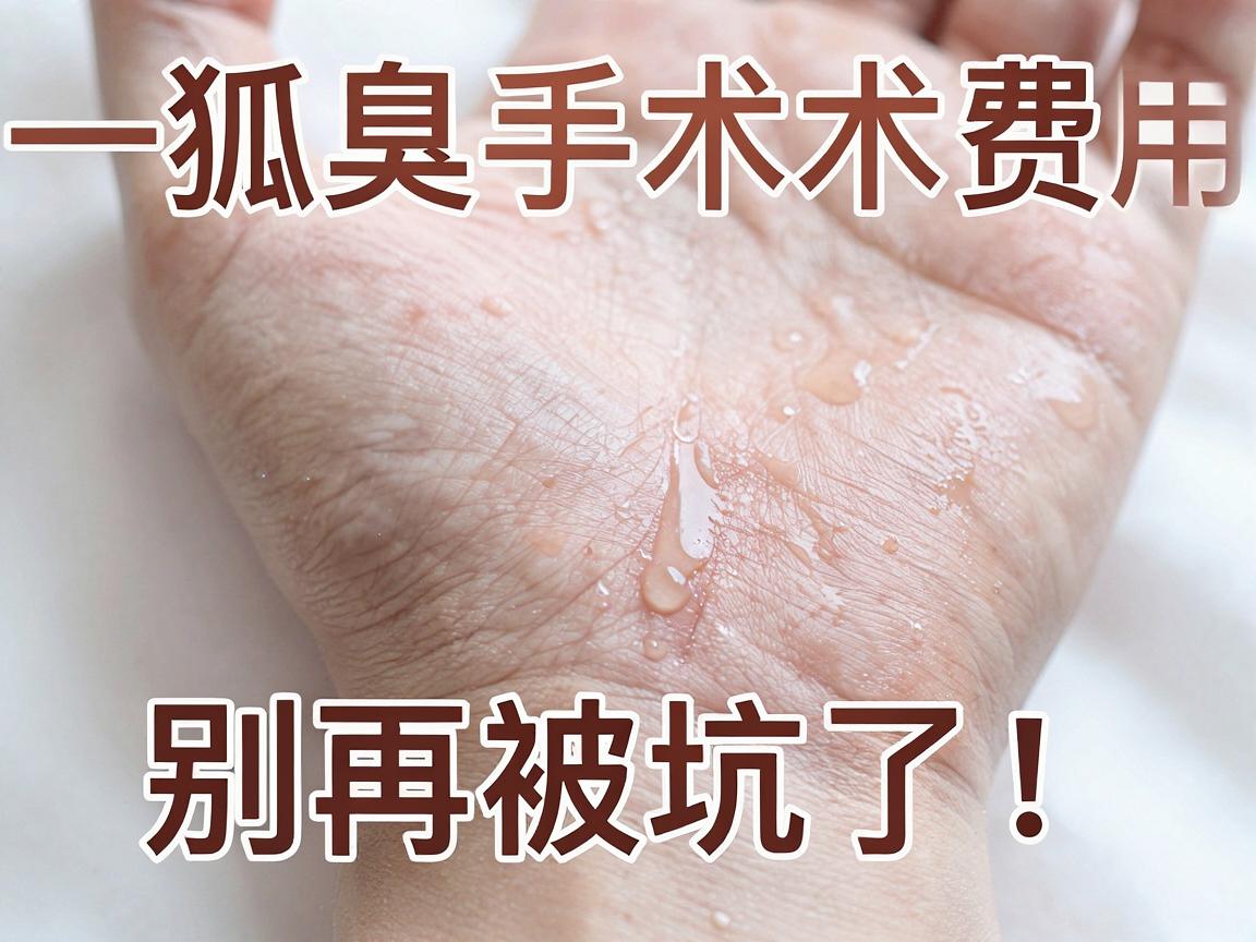 腋臭手术多少钱？一文讲清狐臭手术费用，别再被坑了！