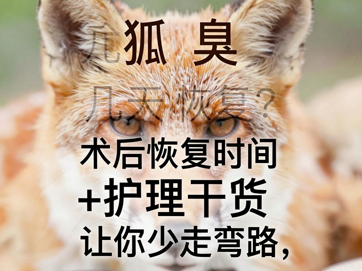 狐臭微创手术几天恢复?术后恢复时间表+护理干货,让你少走弯路 狐臭微创手术几天恢复?术后恢复时间表+护理干货,让你少走弯路