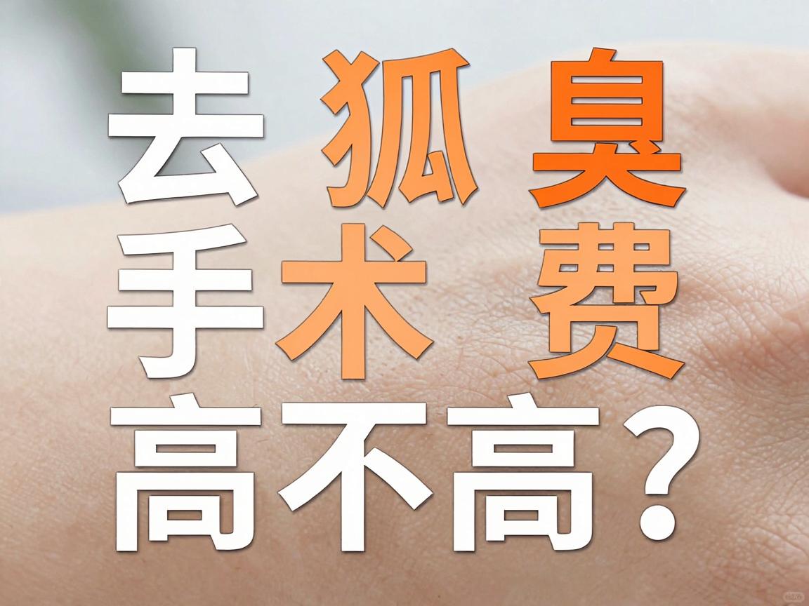 去除狐臭手术费高不高？手术费背后藏着这些关键区别
