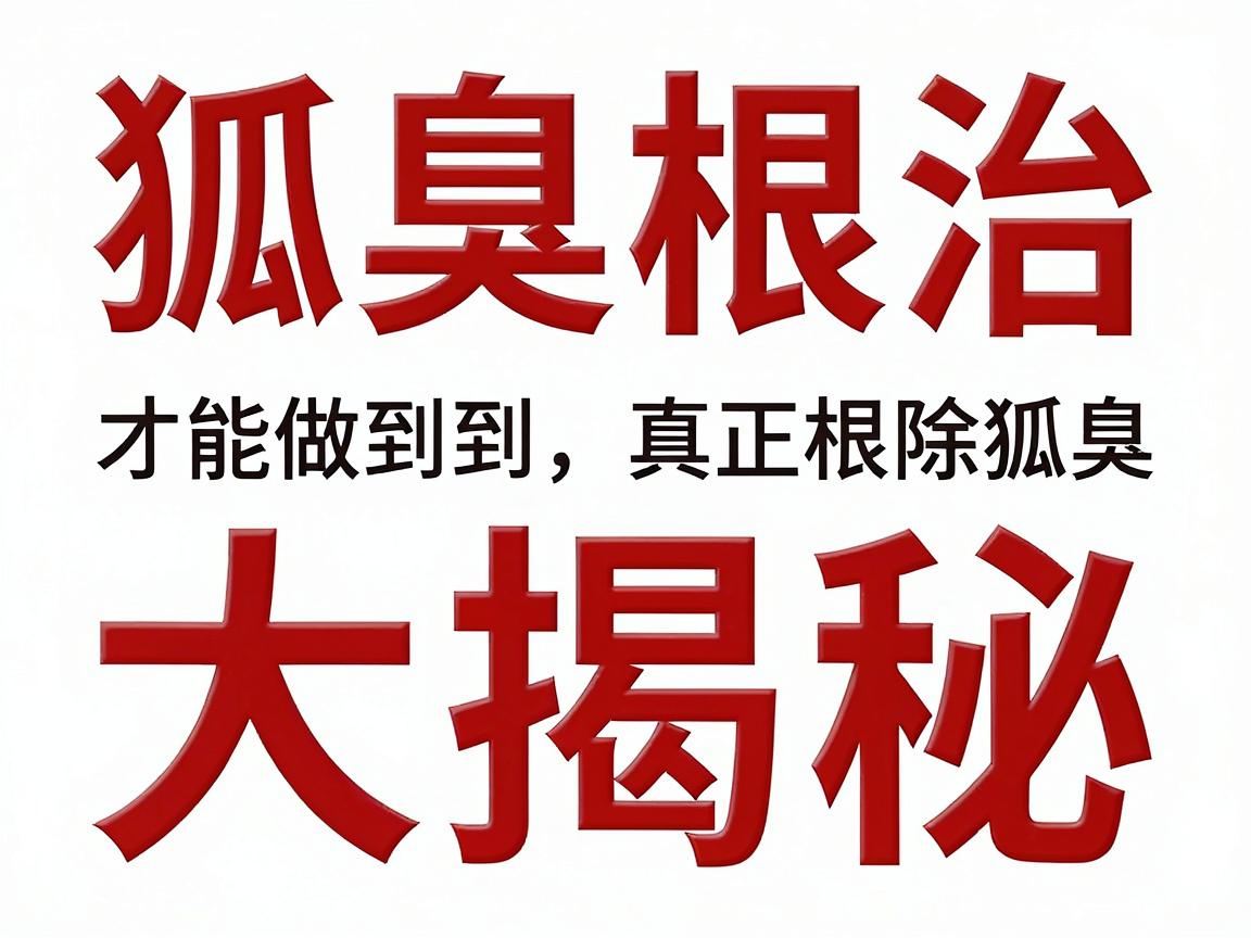 狐臭根治方法大揭秘，这些技术才能做到真正根除狐臭