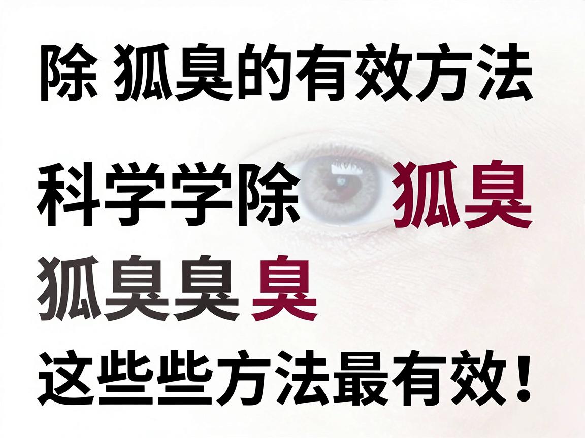 除狐臭的有效方法,科学除狐臭,这些方法最有效! 除狐臭的有效方法,科学除狐臭,这些方法最有效!